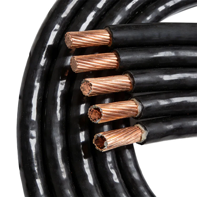 Copper rubber cable wire 